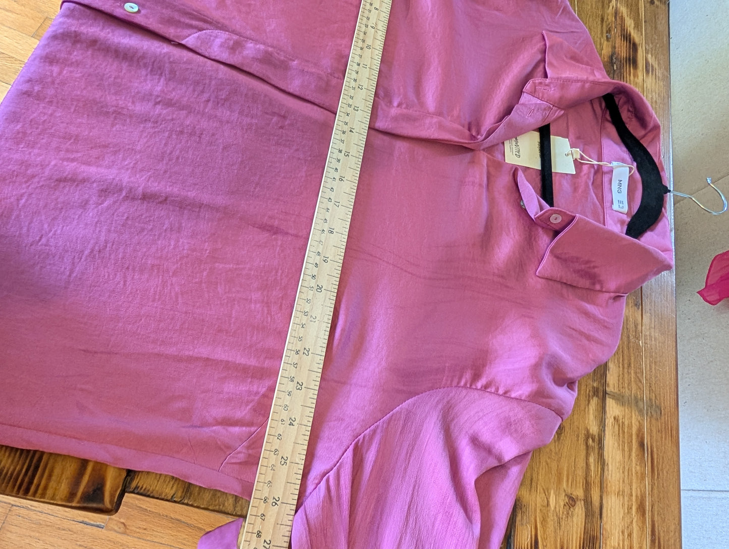 Mango chemise en satin taille XXL