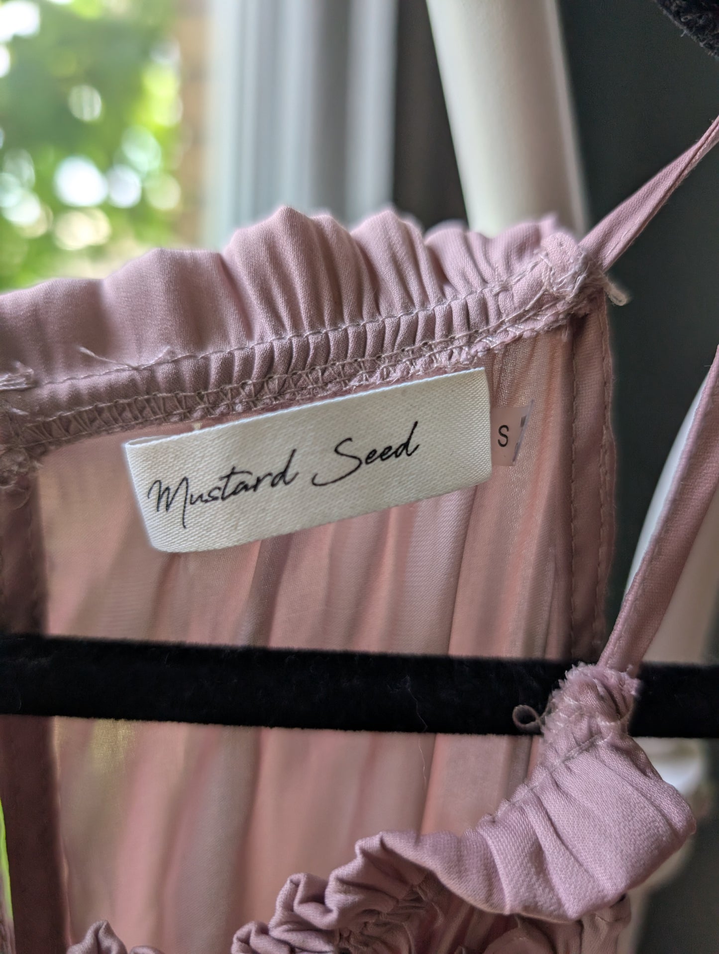 Mustard seed robe midi taille small