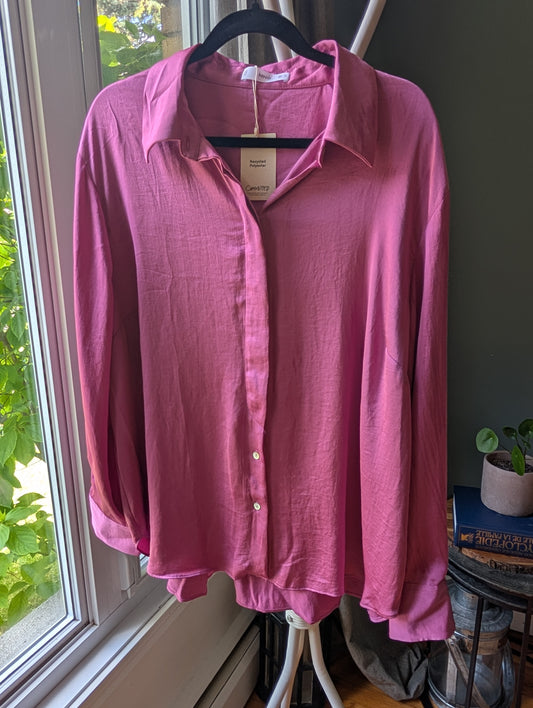 Mango chemise en satin taille XXL