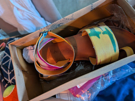 Free people sandale colorée 8.5
