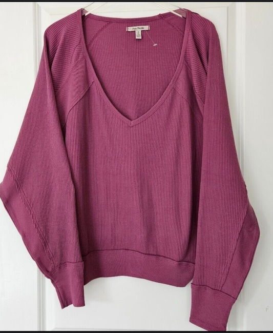 Free People v-neck taille large
