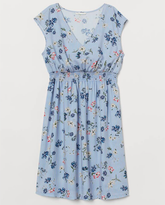 H&M robe maternité fleurie d'été Médium