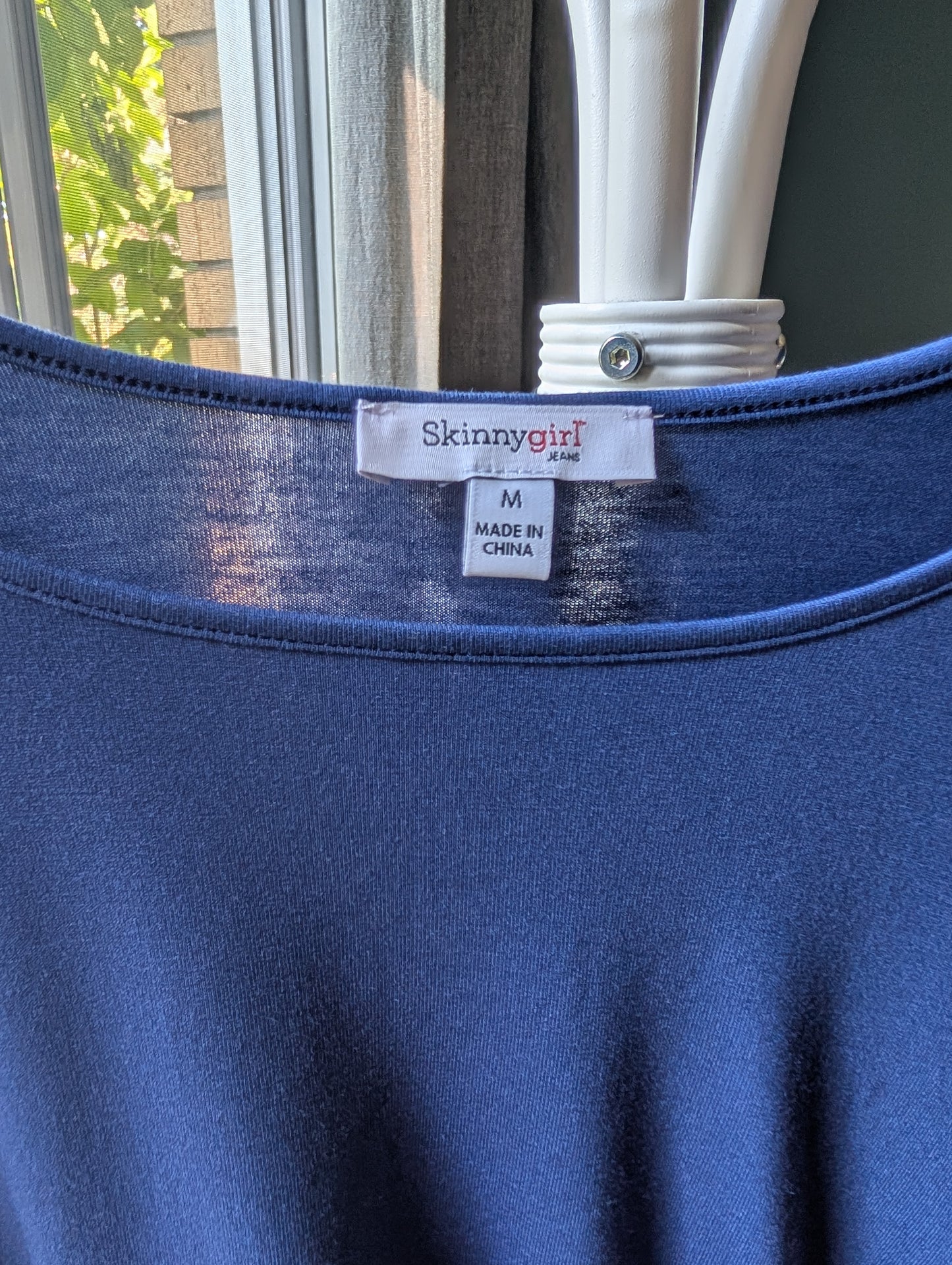 Skinny girl robe bleu Médium